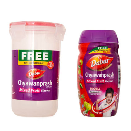 Чаванпраш "Мультифрукт" в пластиковом контейнере (Chyawanprash Mixed Fruit) 500 г, Dabur